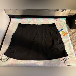 Black Columbia Active Skort with Side Drawstrings BNWT
